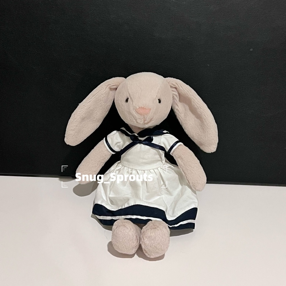 Retired‼️Jellycat Sailing Lottie Bunny 10.6x2.8x2" authentic FAST SHIPPING